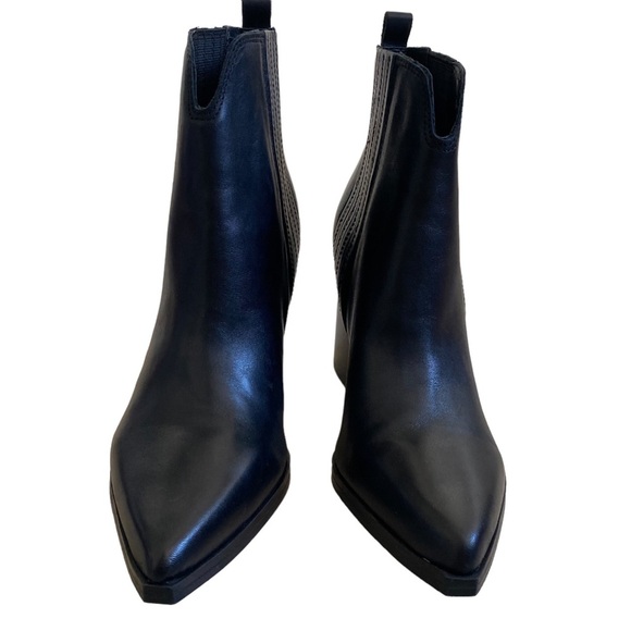 NEW! Marc Fischer Maree Chelsea boot style pointy toe ankle boot 10 chunky heel - Picture 13 of 16